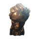 Beethoven bust in patinated plaster by Limousin