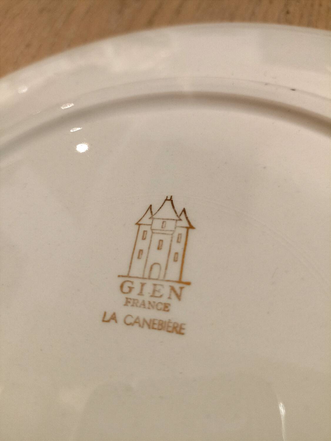 Gien La Canebière plates