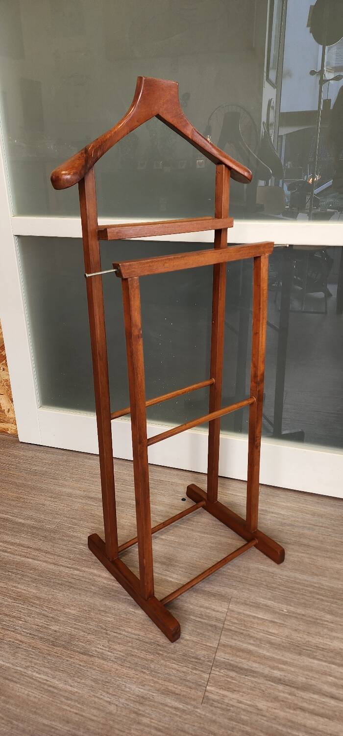 Double valet in solid wood, vintage