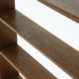 Constructivist wooden standing shelf from the 1960s