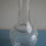 Carafe vin ancienne en verre soufflé