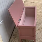 Old pink chest bench 1950