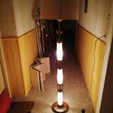 Vintage chrome and glass floor lamp 5 lights