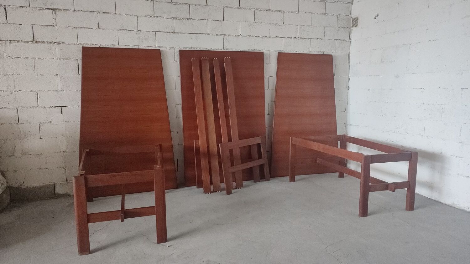 Vintage teak conference table