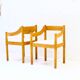 4 dining chairs "Carimate" by Vico Magistretti for Cassina,