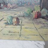 Marine painting, oil painting, signed BONEN