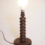 Dudouyt style wooden lamp base