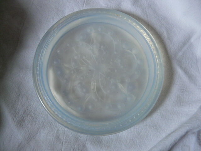 3 Blue Blue Pressed Pressed Molded Glass Bottle Bottom