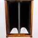 Newspaper/magazine holder - rosewood and black canvas - Danish design - 1960s