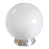 Plafonnier style Bauhaus en verre soufflé - mid XXeme