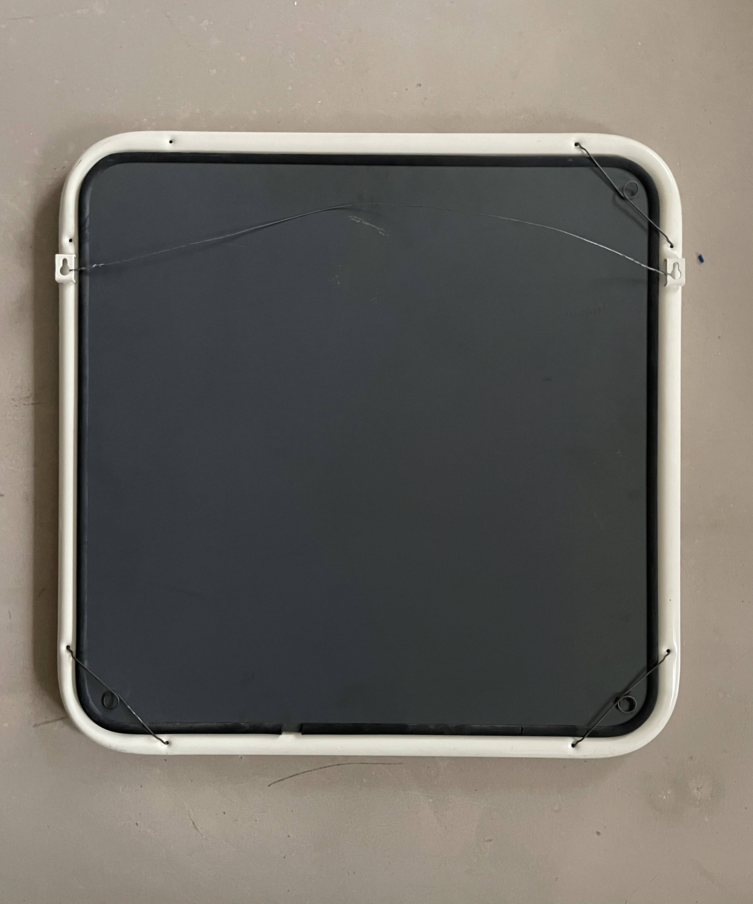 Vintage metal tube mirror 60x60cm