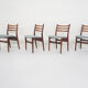 Set of four dining chairs by Topform, The Netherlands 1960's