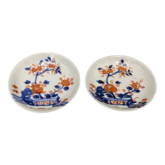 Coupelles en porcelaine d'Imari XIXe Décor floral Japon