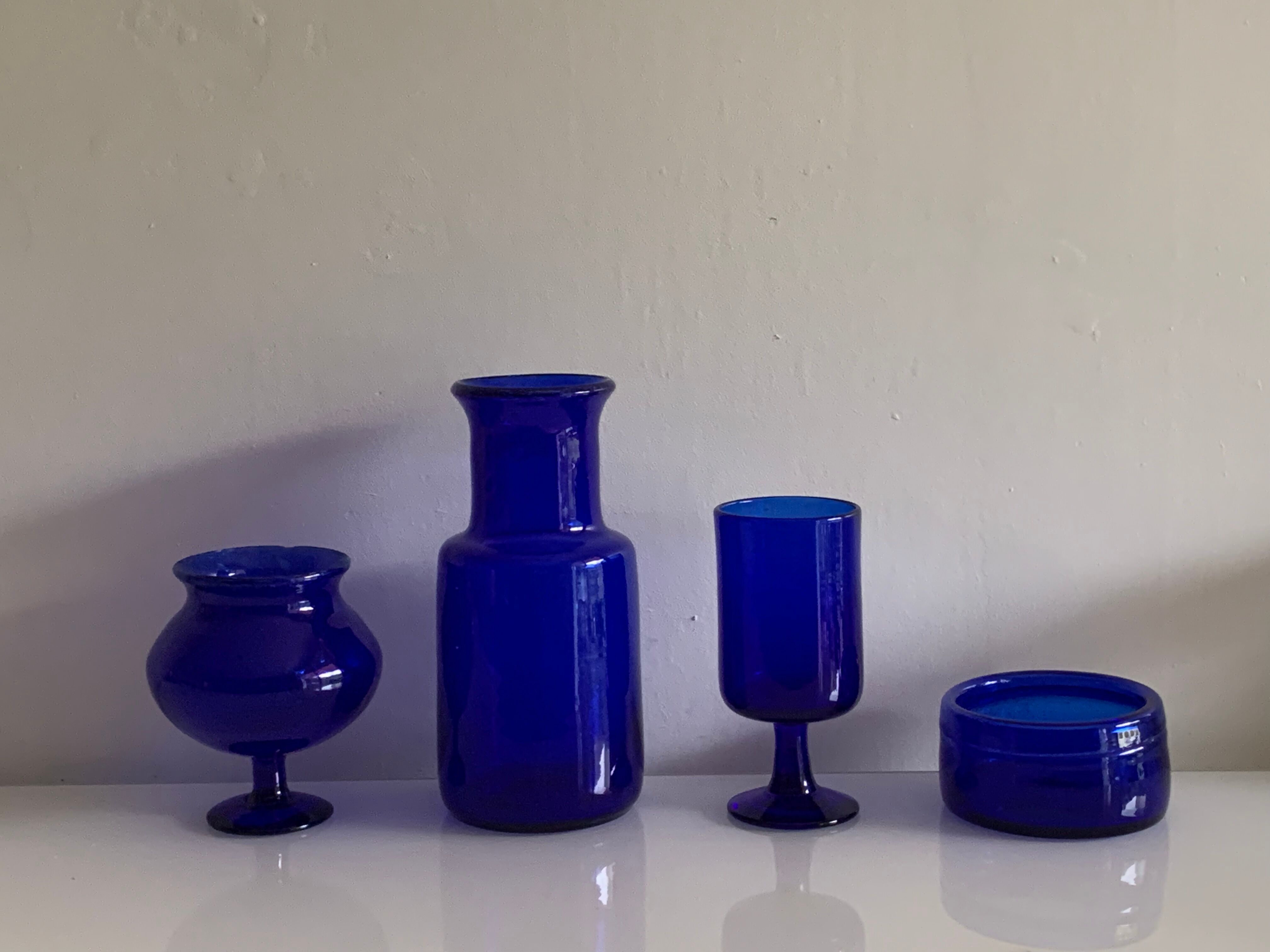 Ensemble de vases scandinaves d’erik hoglund 1960