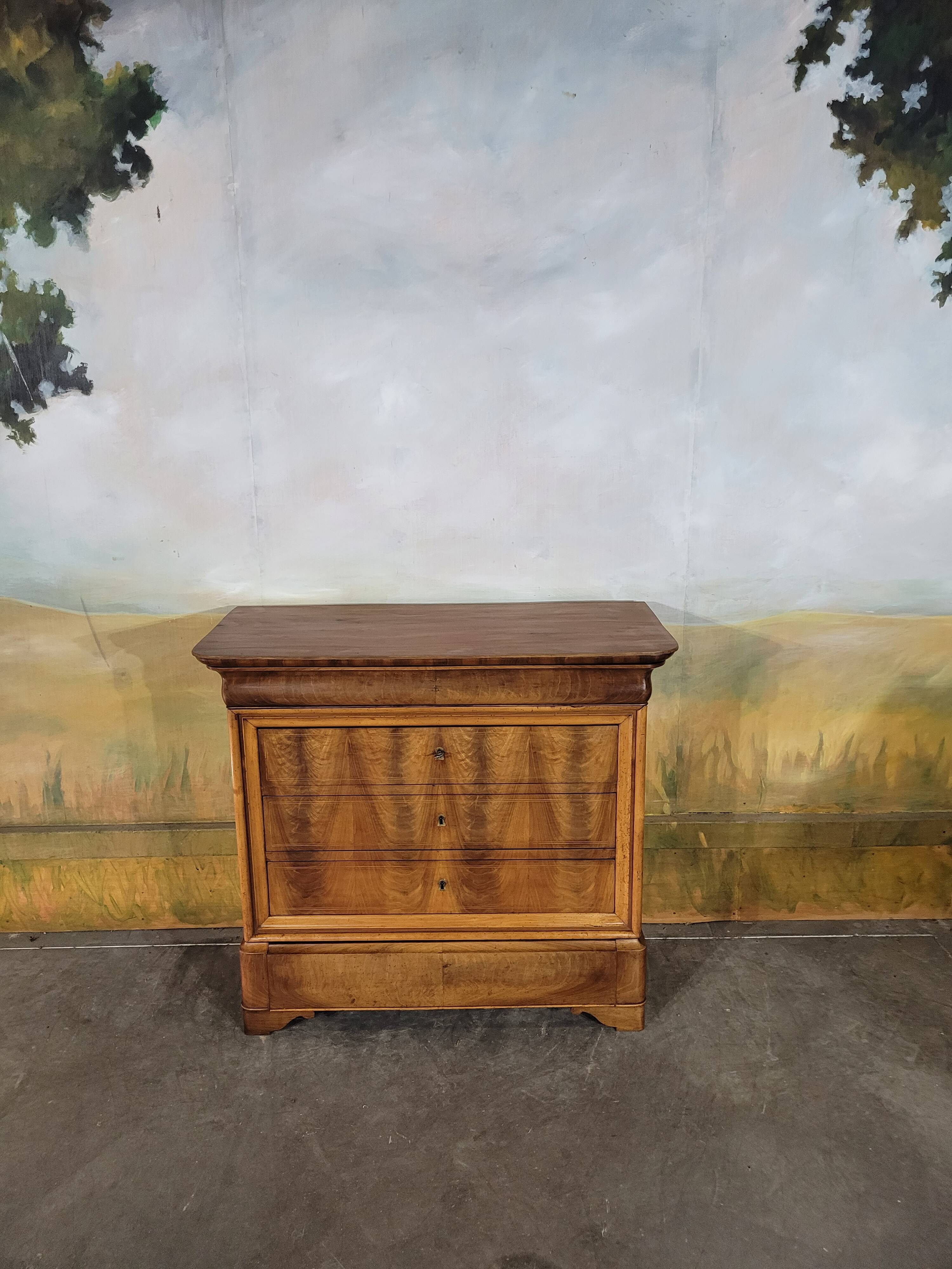 Small Louis Philippe chest of drawers