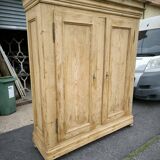 Armoire Alsacienne en pin milieu du XIX siècle