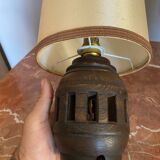 Pair of brutalist bedside lamps