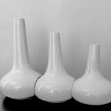 Vintage white ceramic vases