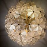 Modern mid-century wall lamp with floral pattern by Ernst Palme, 1960s