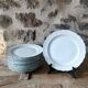 6 Limoges porcelain dinner plates
