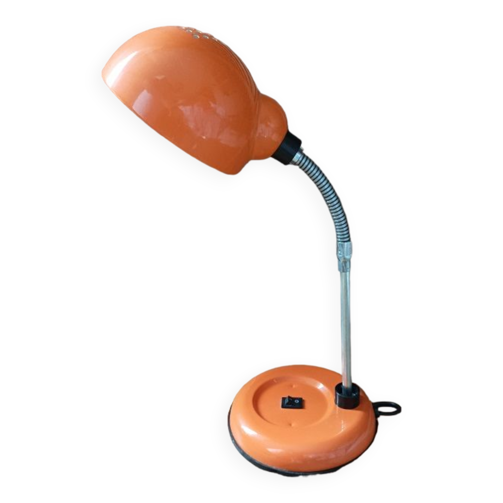 Lamp ball desk bedside Metal orange