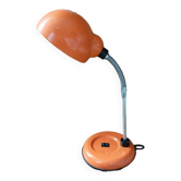 Lampe boule bureau chevet Métal orange