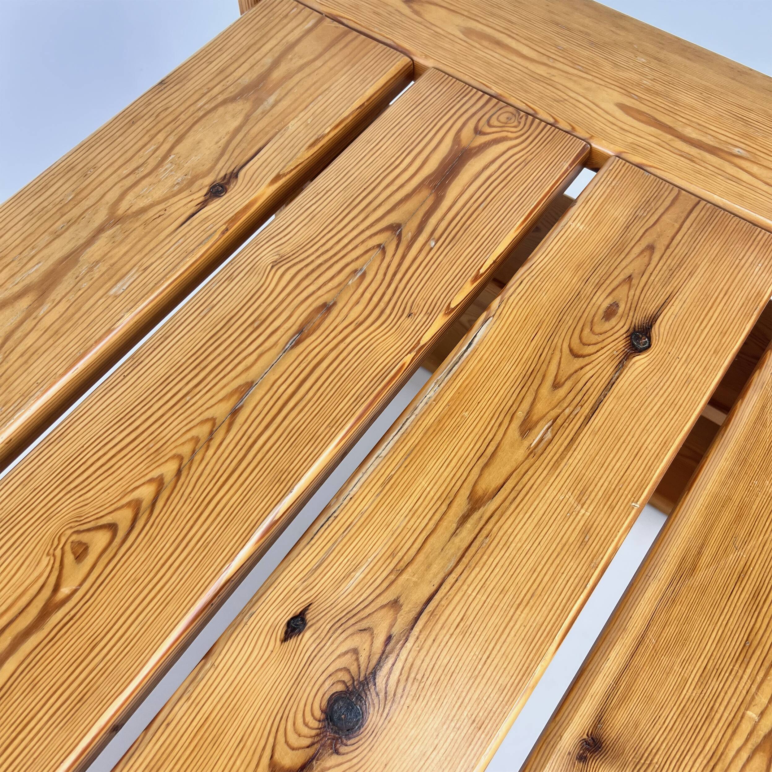 Mid Century Pine Coffee Table, 1960s