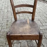 Rustic wooden chair