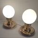 Pair of golden lamps