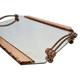 French Art Deco Glass Tray, 1930/40s
