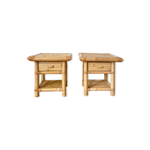 Lot de deux tables de