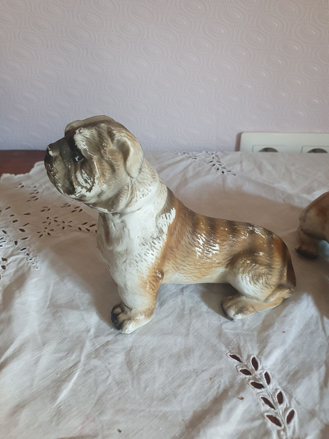 Set of 2 dogs bulldogs tighten biscuit books