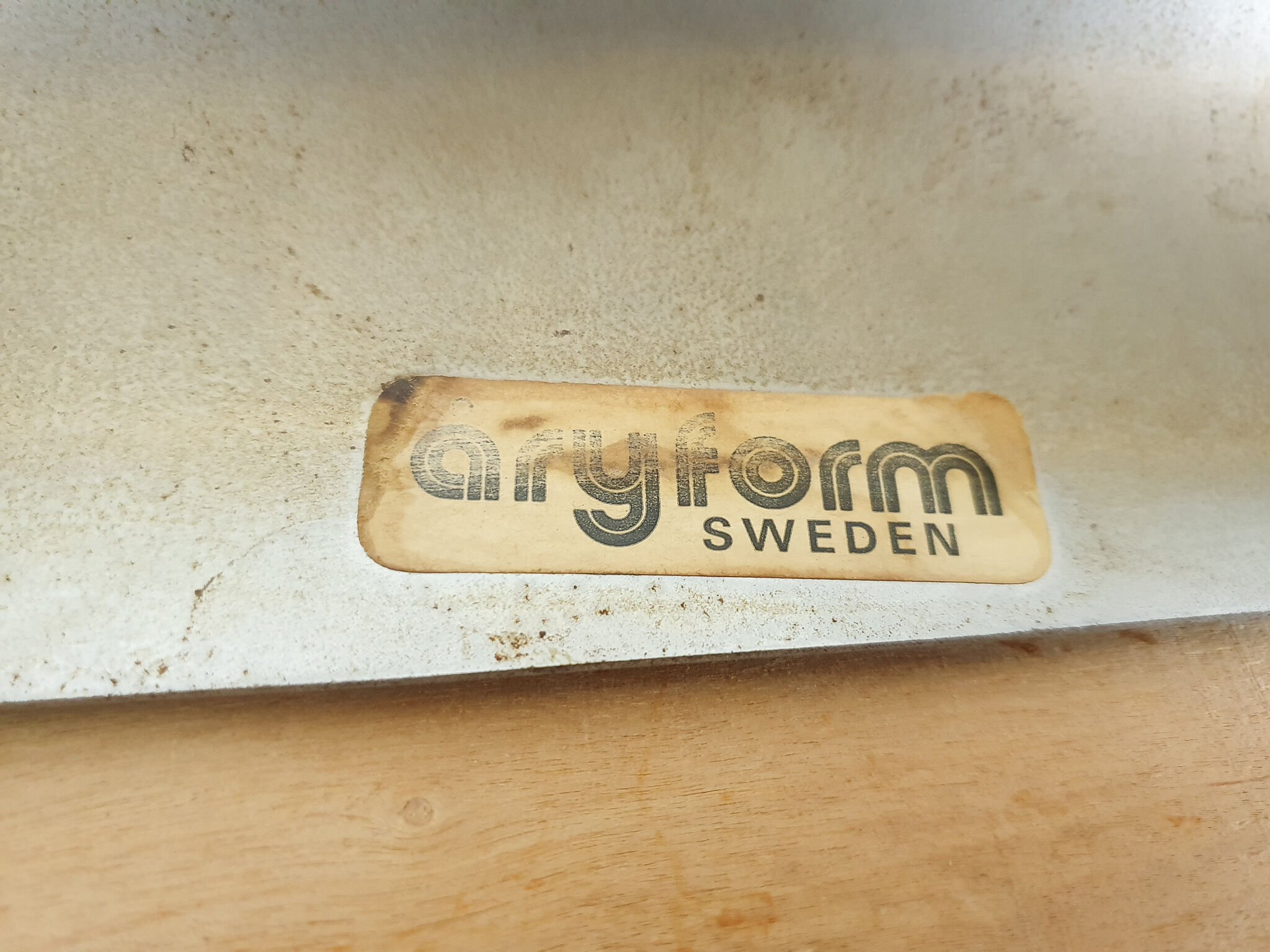 Set of five chrome and leather dining chairs by Aryform, Sweden 1970's