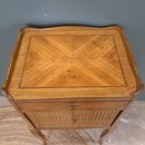 Marquetry bedside table