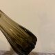 Vintage smoked glass vase