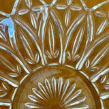 Vintage cut glass dish 1960