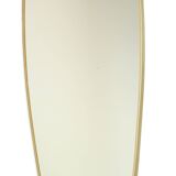 Vintage Rockabilly Freeform Mirror Gold Fifties