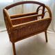 Panier / porte-revues rotin vintage