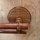 Coat rack and vintage towel rack set