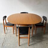 1960’s Mid-Century Modern extending dining table by Schrieber Furnituredi