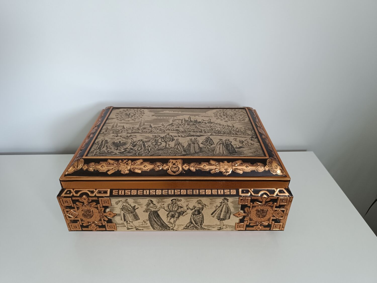 Metal box Lebkuchenfabrik Otto Schmidt Nüremberg