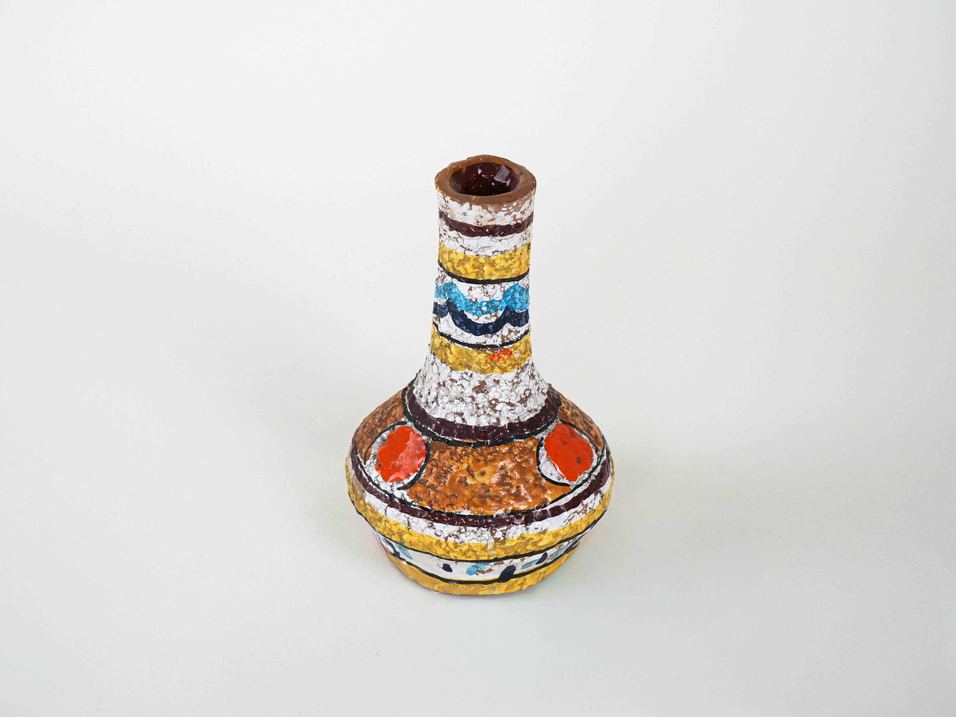Ceramic vase, Italian design, 1950s, manufactured in Italy