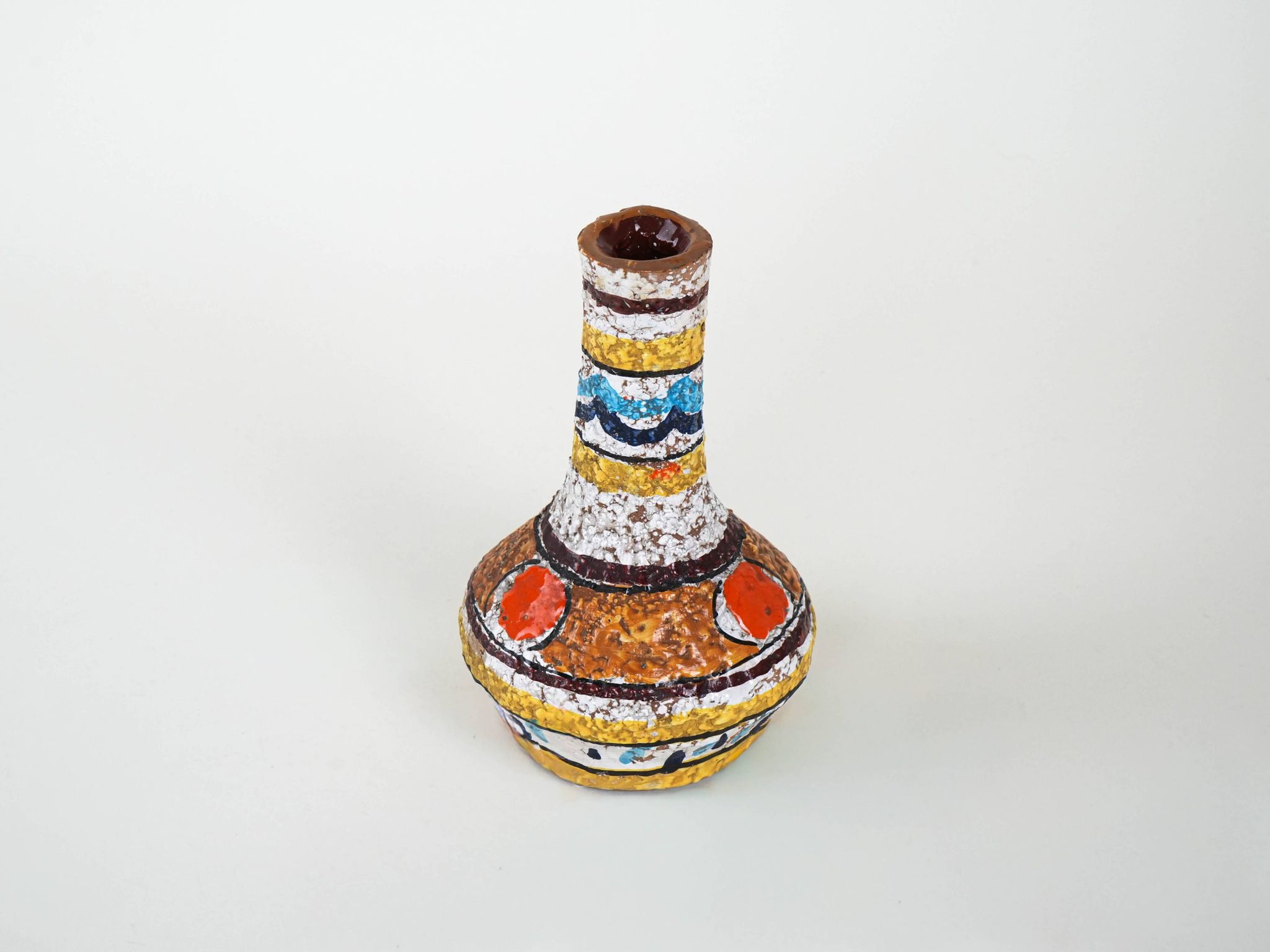 Ceramic vase, Italian design, 1950s, manufactured in Italy
