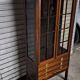 Vintage 1960s Scandinavian display cabinet in rosewood.