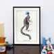 Chimera lithography animal engraving - the ouistigeon