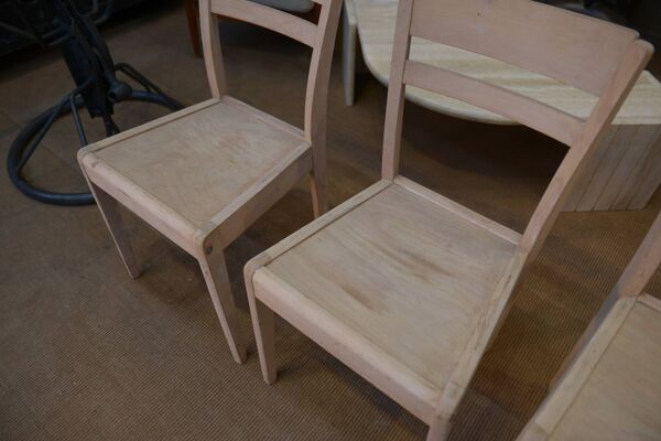 Lot de 4 Chaises Stella 1940