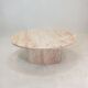 Italian marble oval coffee table, 1970's