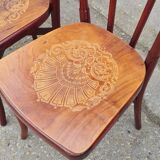Set of 6 Fischel and EV bistro chairs