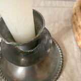 Tin thumb candle holder