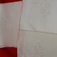 15 white damask towels with mongram